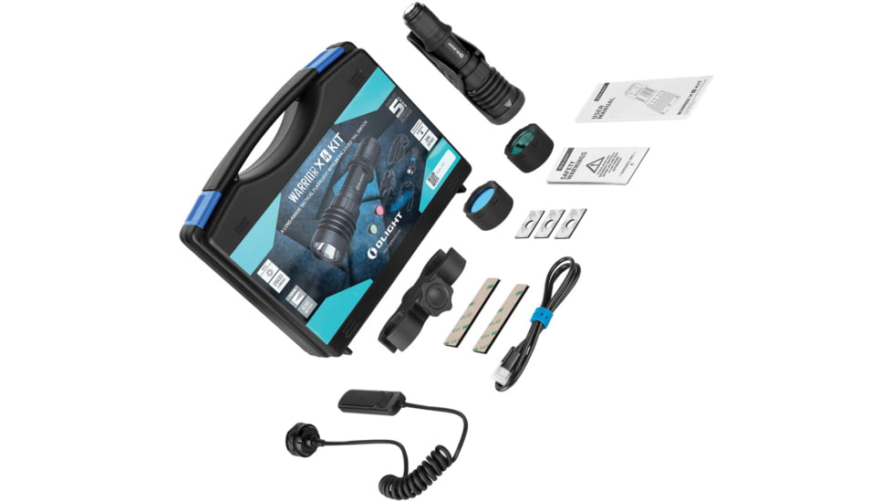 Olight Warrior X 4 Flashlight Kit, OLTWRX4KITMTBK
