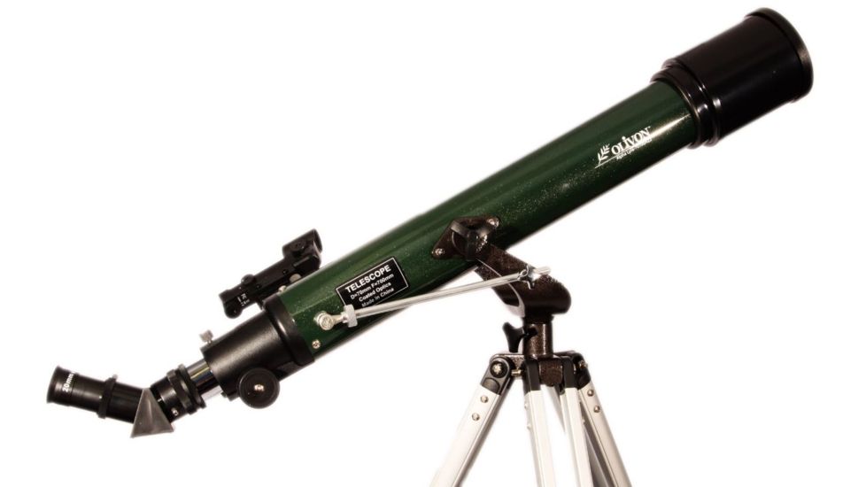 Olivon Alpha Lyra 70mm Refractor 700mm Focal Length AZ-2 Telescope, Green, Large OLALAC70-US