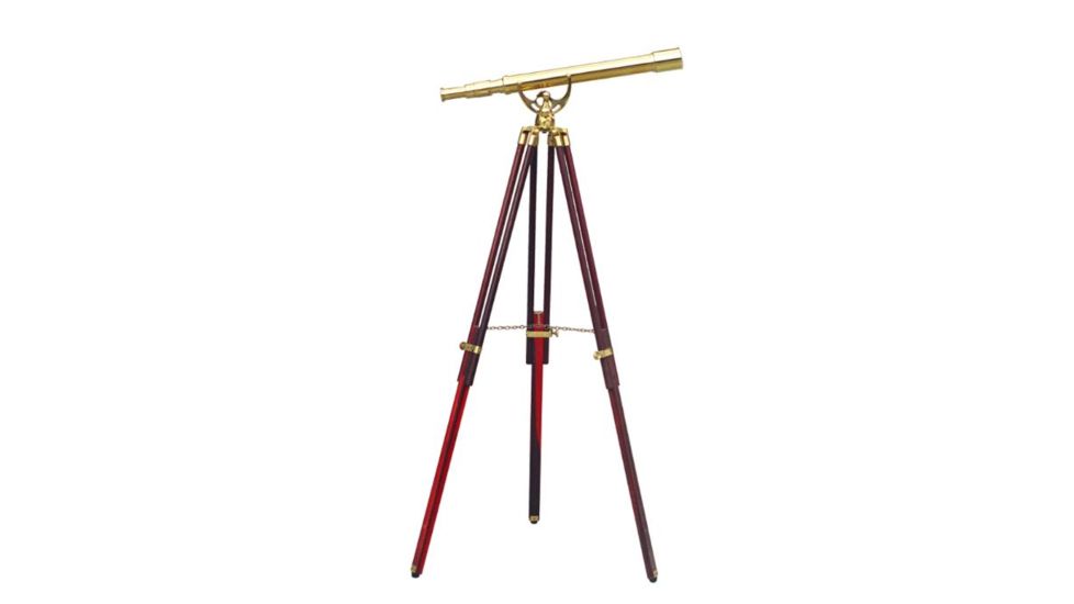 Olivon Brass 50mm Objective Lens Diameter 500mm Focal Length Telescope, Brass, Large OLBR5018-US