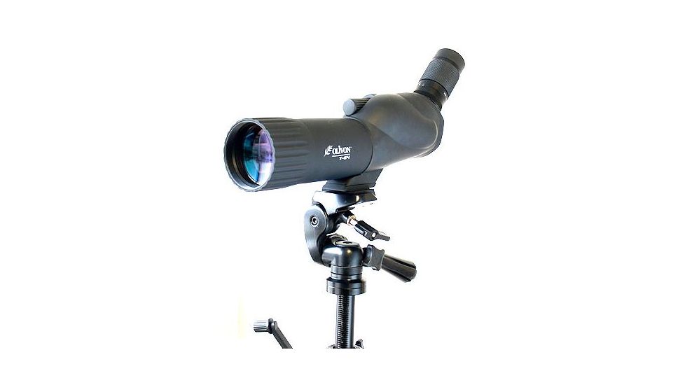 Olivon T-64 64mm Angled Spotting Scope, Black, Medium OLT64-US