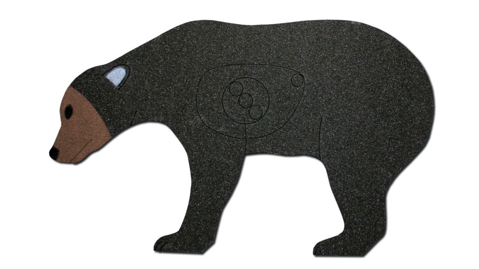 Oncore Targets Bear Self-Healing Archery Target, Medium, Black/Brown, B7