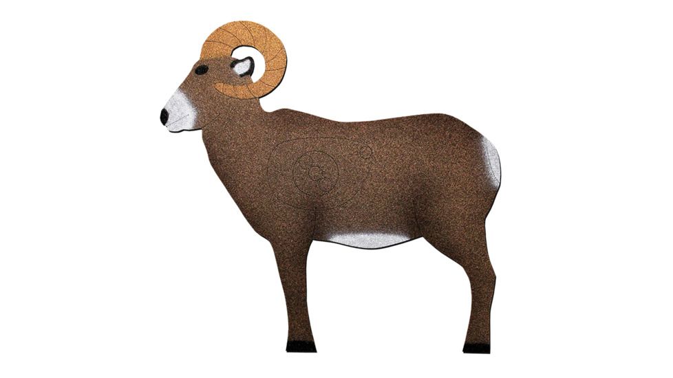 Oncore Targets Ram Self-Healing Archery Target, Brown/White/Yellow, Medium, RH1