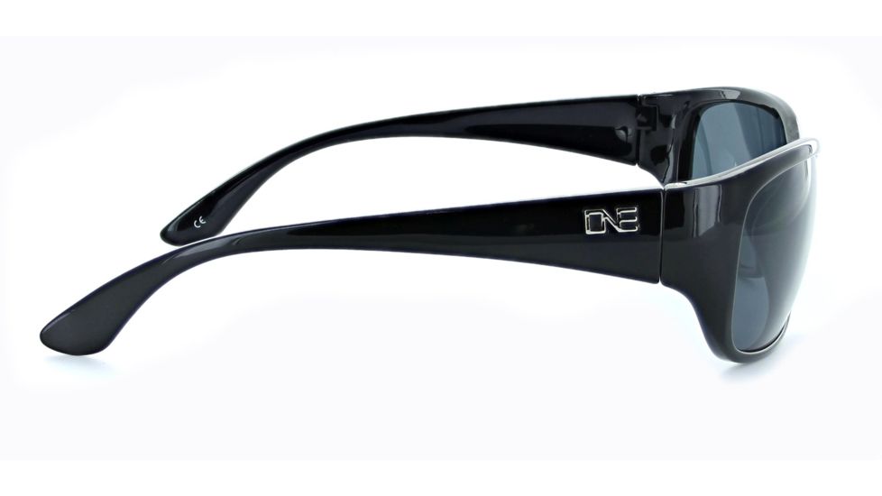 One Sudan Sunglasses, Shiny Black, 21932