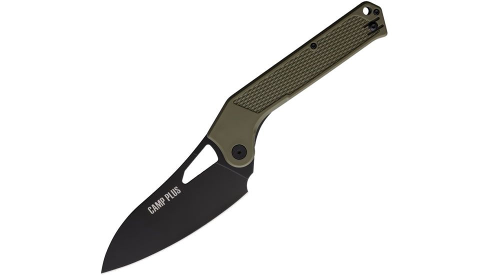 Ontario Knife Camp Plus EDC Linerlock Grn, ON4320