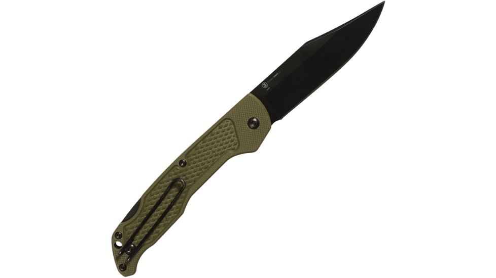 Ontario Knife Camp Plus EDC Lockback Grn, ON4315GRNTC