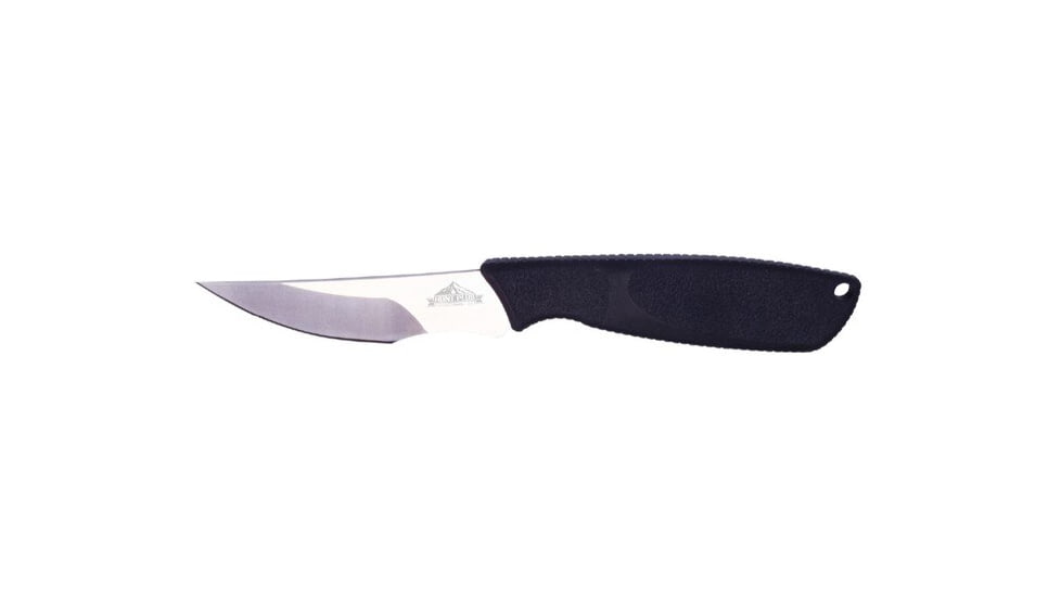 Ontario Knife Hunt Plus Caper Hunting Knife, 4 in Blade, Synthetic Rubber Handle, Small, 9718