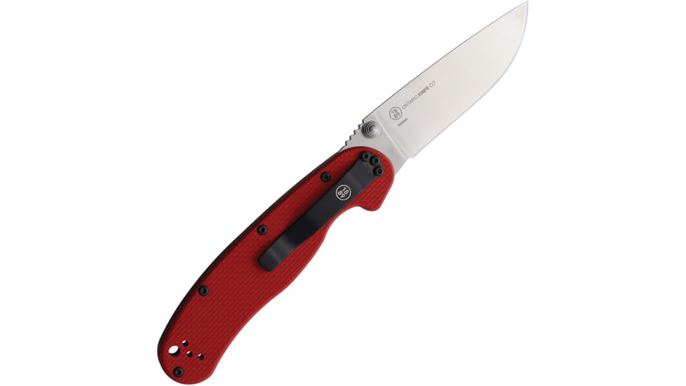 Ontario Knife RAT II Linerlock Red G10 S35VN, ON8064