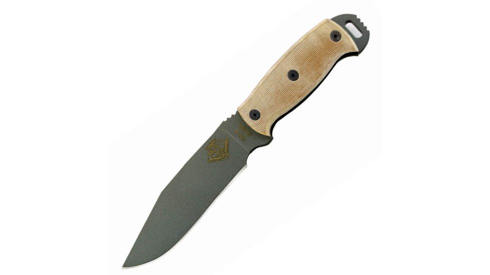 Ontario Knife RBS-6 Fixed Blade Knife Tan Micarta OK9444TM