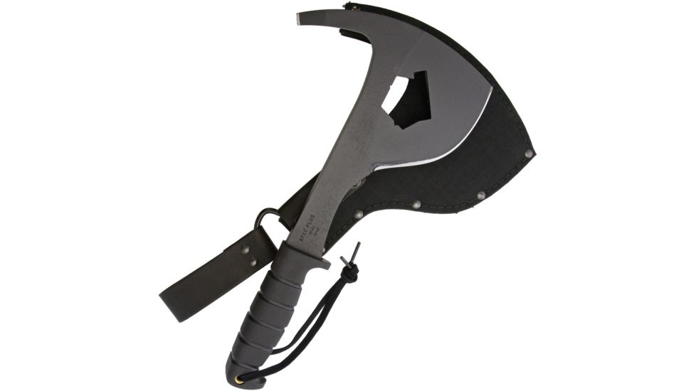 Ontario Knife World War II Axe SPAX 2nd Axe, 1095 Carbon Steel, Standard Edge, Black Handle ON8420SEC