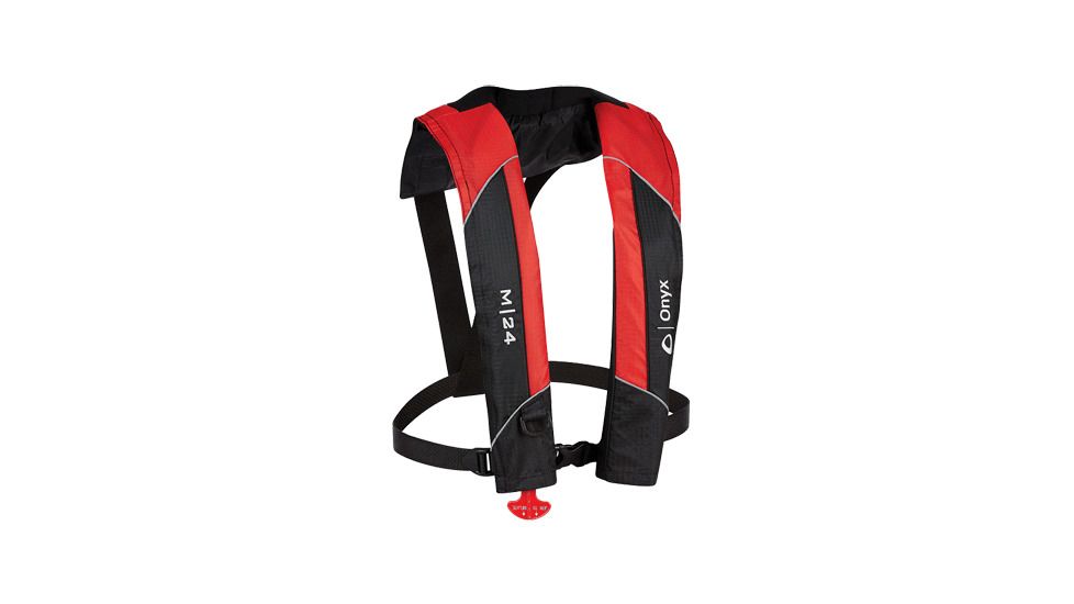 ONYX M-24 Manual Inflatable Life Jacket, Red ONX-131000-100-004-15