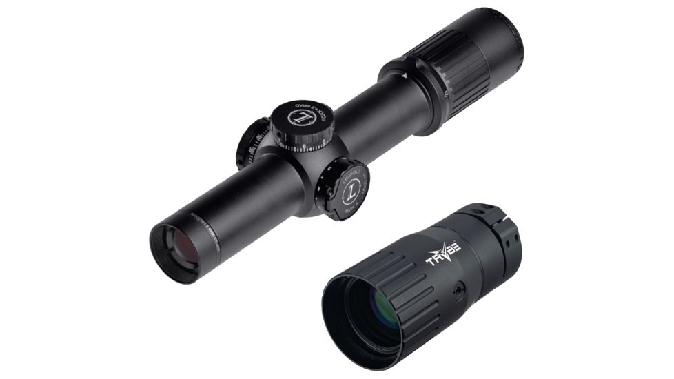 OP Exclusive - Leupold Mark 6 1-6x20mm Rifle Scope, Illuminated TMR Reticle 115045 w/ Trybe Optics Enhancer - Magnification Doubler