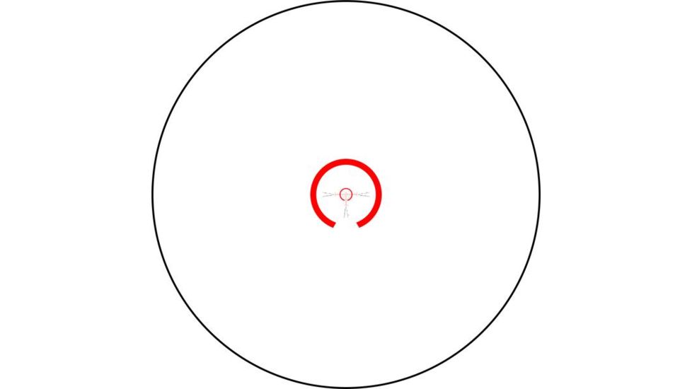 Open Box, Dealer Demo, HI-LUX Hi-Lux Optics CMR8 1-8X26 Rifle Scope w/Green Reticle, Matte Black CMR8F