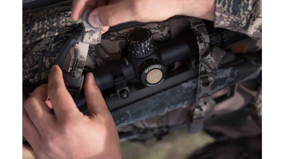 NightForce ATACR, 4, 16x50mm, Zerostop Rifle Scope, .1 Mil, Radian, DigIllum, PTL, Mil, R, C543