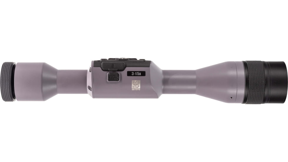 ATN OPMOD X-Sight 5 3-15x, 4K+ UHD Smart Day/Night Hunting Riflescope in Wolf Grey w/ Quick Detach Mount, Wolf Grey, DGWSXS3155OPWG