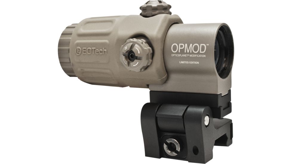 EoTech OPMOD Red Dot Reticle Hybrid Sight IOP Holosight w/ 3X G33 Magnifier, Tan, HHS-2 OP