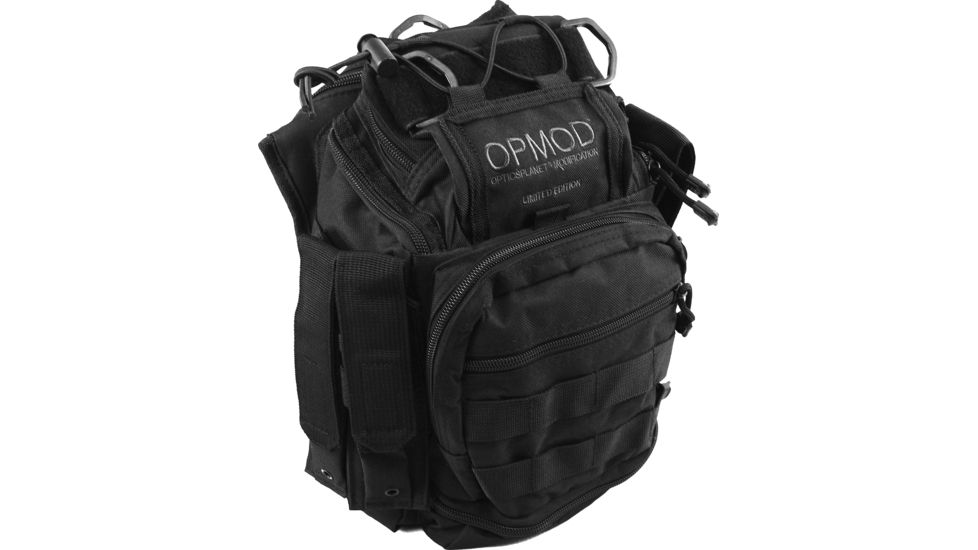OPMOD P.A.C. Utility Bag w/7 Compartments - Black OPMOD-1STBLACK 