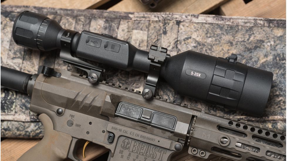 OPMOD X-Sight 4K Pro 5-20x Smart Ultra HD Day/Night Hunting Rifle Scope,Black, DGWSXS5204KPO