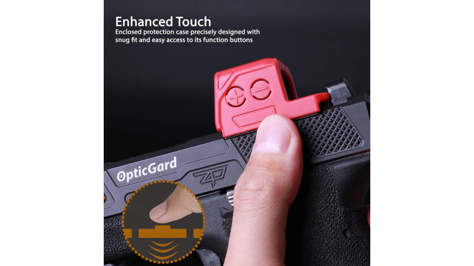 OpticGard Scope Cover for Holosun EPS Carry, Passion Red , OGHEPSCARRY06