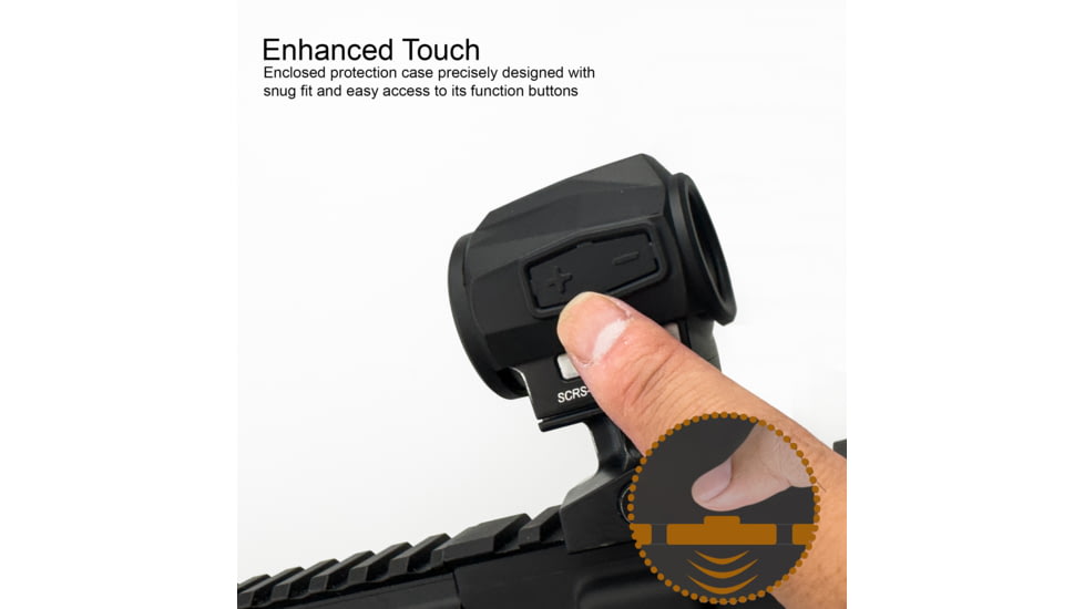 OpticGard Holosun SCRS Scope Cover, Black, One Size, OGHSCRS02
