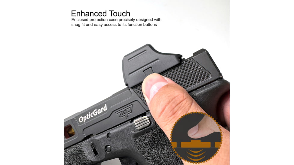OpticGard Holosun SCS Carry Red Dot Sight Cover, Black, One Size, OGHSCSCARRY02