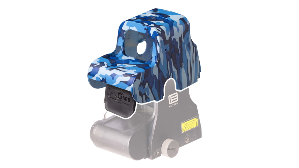 OpticGard Scope Cover For Eotech XPS, Navy Blue Camo, OGEXPS2DEG86