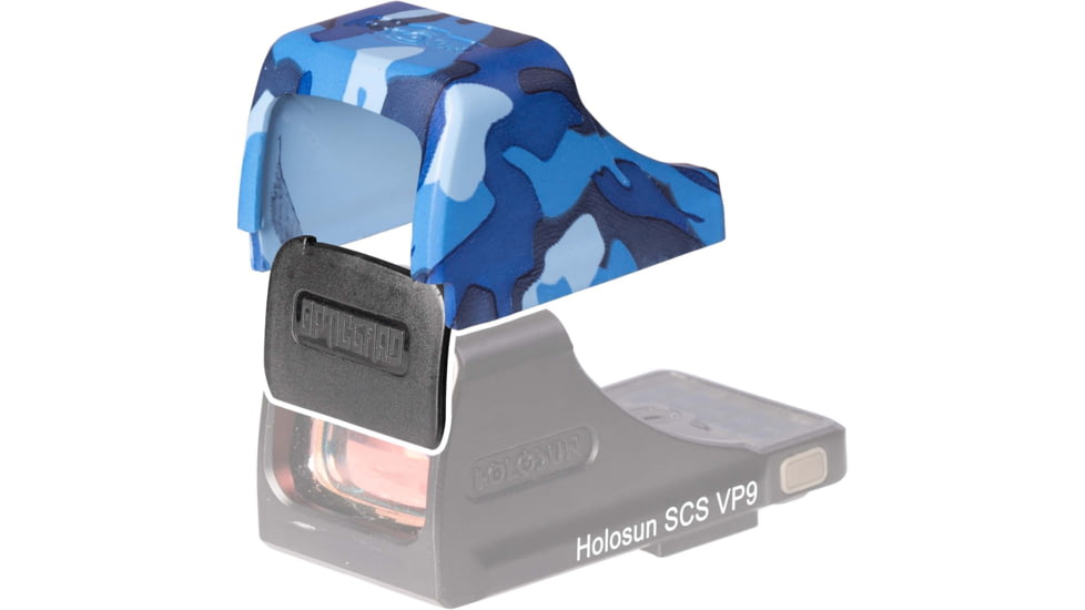 OpticGard Scope Cover For Holosun SCS VP9, Navy Blue Camo, OGHSCSVP9DEG86