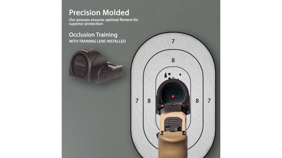 OpticGard Scope Cover for Trijicon SRO, Black, OGTS02