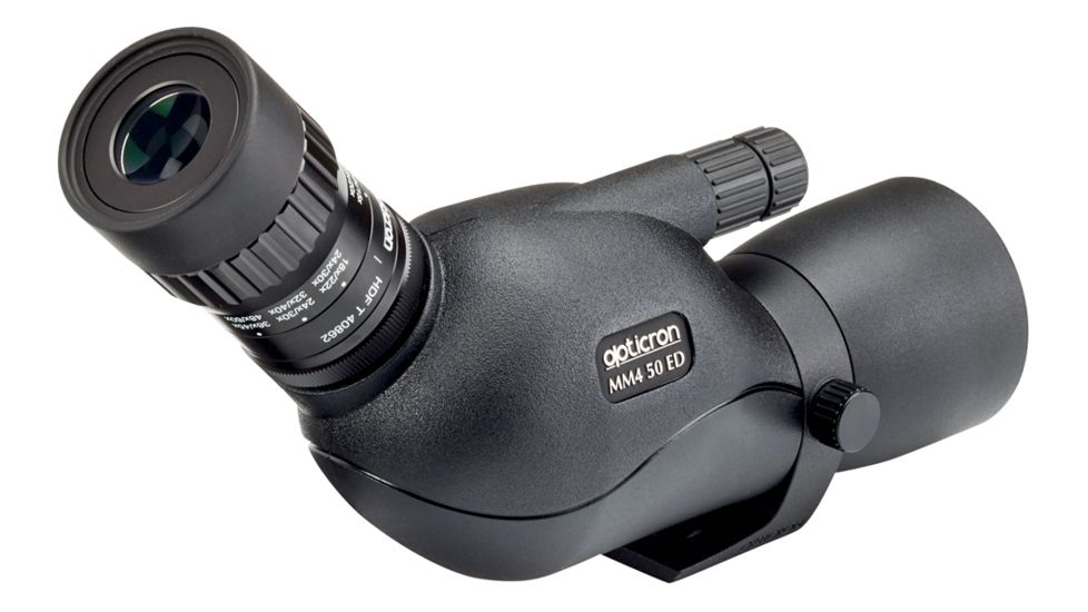Opticron MM4 50 GA ED/45 Travelscope + HDF T 12-36x eyepiece, Black, 12-36x50, 41335