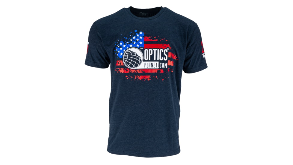 OpticsPlanet Exclusive OpticsPlanet 20th Anniversary T-Shirt - Men's, Navy Blue, Small, N6210-OP-SM