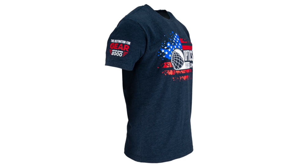 OpticsPlanet Exclusive OpticsPlanet 20th Anniversary T-Shirt - Men's, Navy Blue, Small, N6210-OP-SM