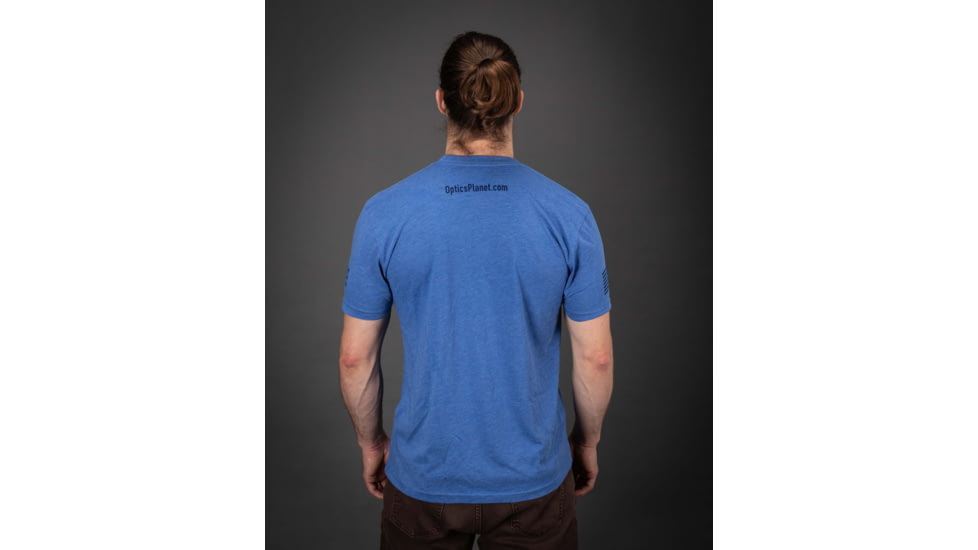 OpticsPlanet Exclusive Est. 2000 Limited Edition T-Shirt - Men's, Vintage Royal Blue, Large, NL6010-OP25-RB-L