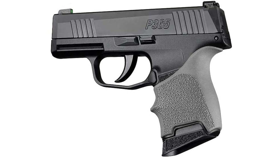 OpticsPlanet Exclusive Hogue HandAll Beavertail Grip Sleeve - Sig Sauer P365, Grey, 18702-EXLOP