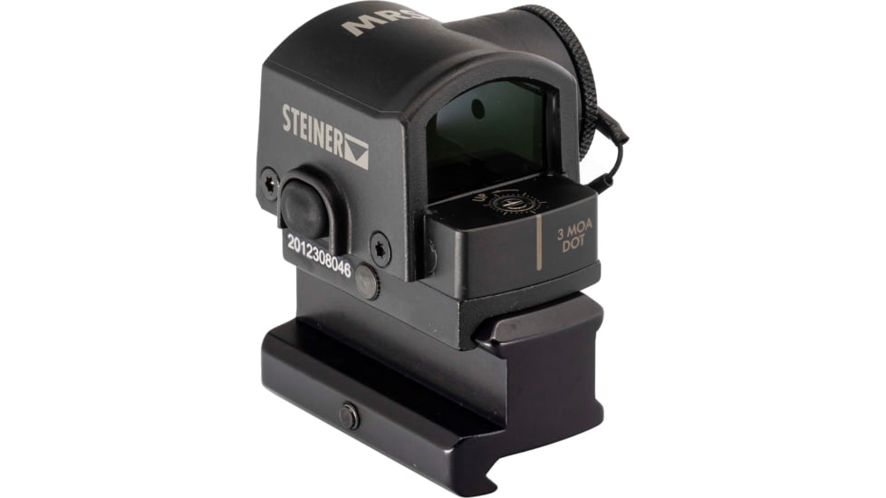 OpticsPlanet Exclusive Steiner Micro Reflex Sight and Riser Combo, Black, 8700-R