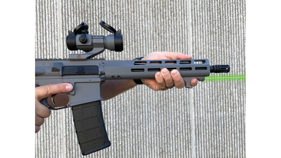 Viriian OpticsPlanet Exclusive HS1 Hand Stop with IR Laser, M-LOK Mounting Retail Box, Wolf Gray, 912-0055