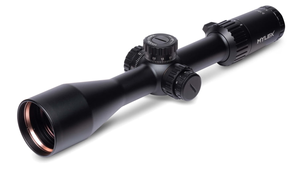 OpticsPlanet Exclusives Viridian Mylex 3-18x50mm Rifle Scope 30mm Tube FFP, MPX1 Reticle, MRAD, 981-0042