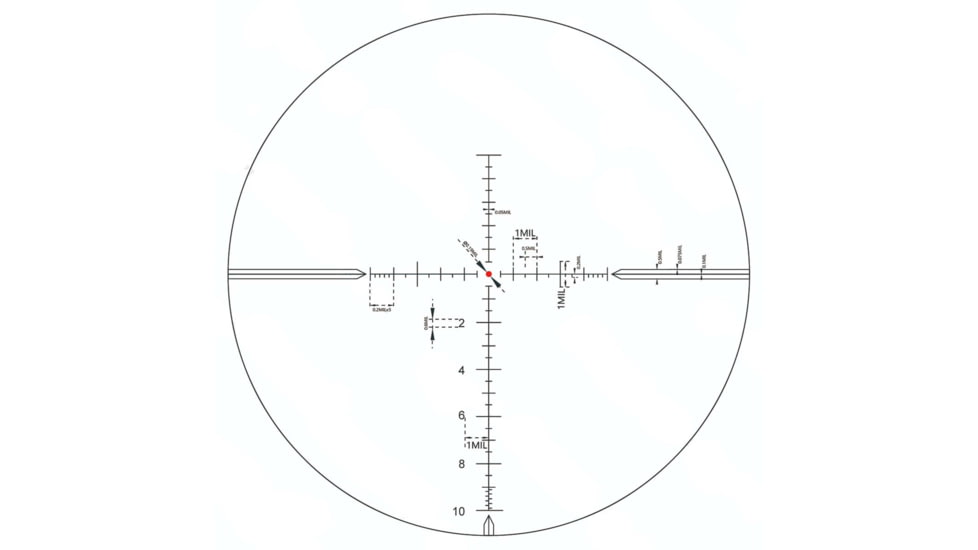 OpticsPlanet Exclusives Viridian Mylex 3-18x50mm Rifle Scope 30mm Tube FFP, MPX1 Reticle, MRAD, 981-0042