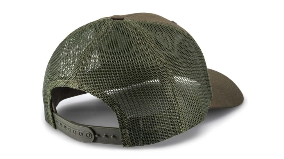 OpticsPlanet Trucker Hat Embroidered Logo, Dark Loden/Loden, OPLDarkLon-Drk LodLod