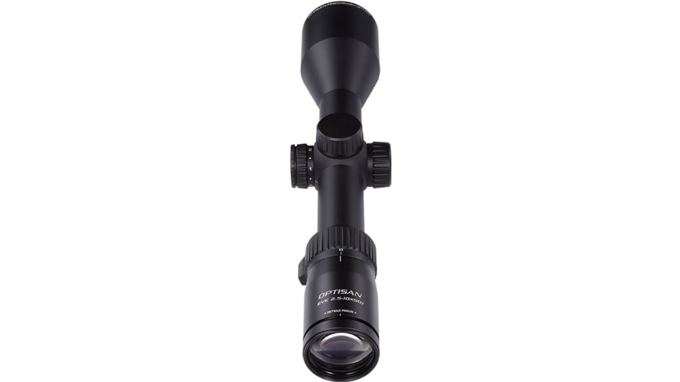 Optisan Precision Sports Optics EVE 2.5-10X50i 30mm SFP Rifle Scope, G4Ai10 Reticle, MRAD, Black, 37569