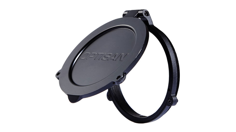 Optisan Precision Sports Optics EVXMFCJ50 EVX Metal Flip Up Covers, Objective 50mm, Black, 37556