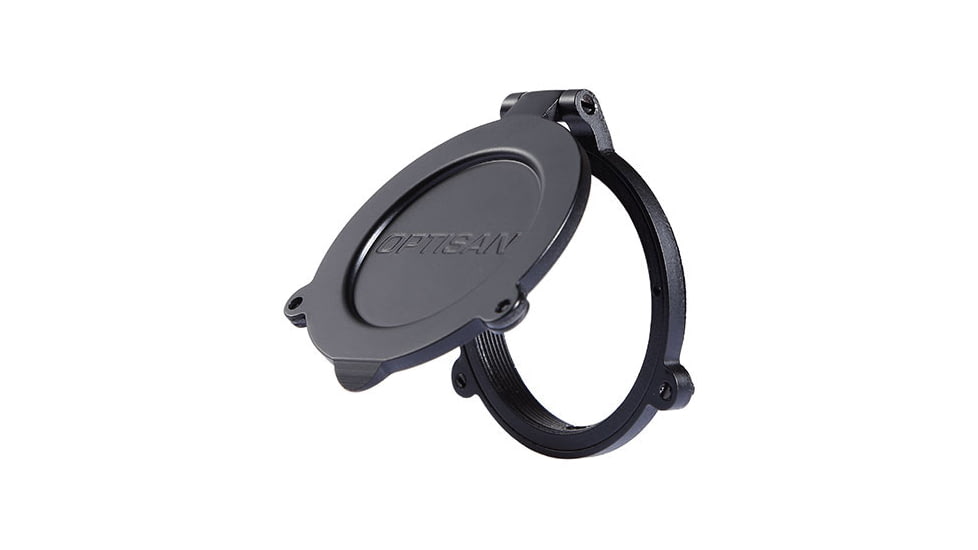 Optisan Precision Sports Optics EVXMFCU40 EVX Metal Flip Up Covers, Ocular 40mm, Black, 37554