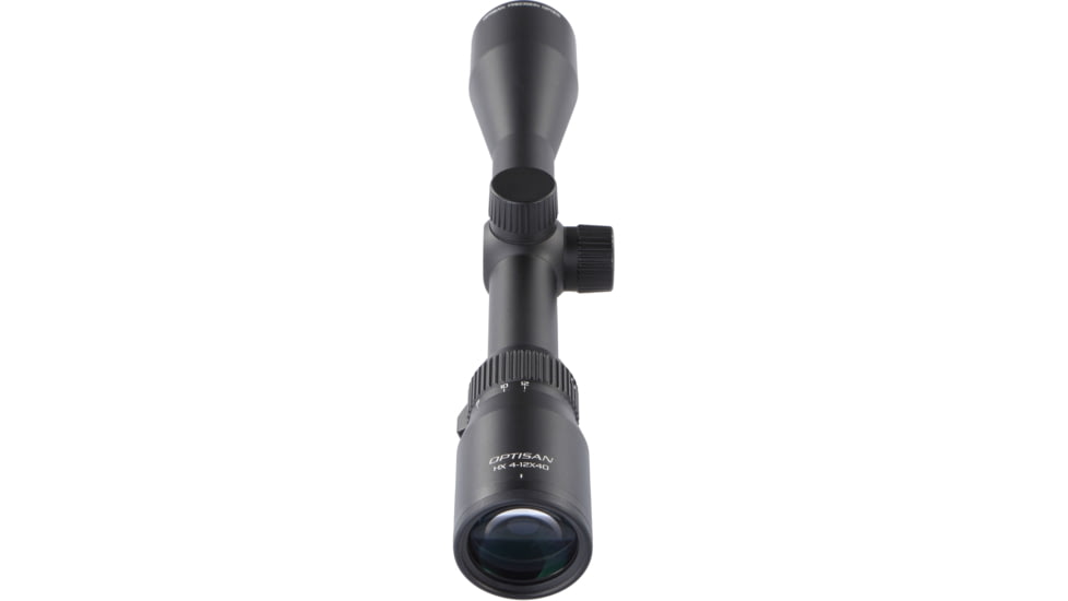 Optisan Precision Sports Optics HX 4-12X40mm 25.4mm SFP Rifle Scope, BCR Reticle, MOA, Black, 37505