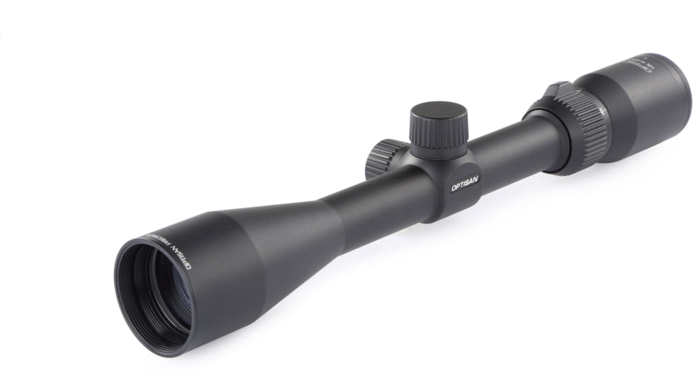 Optisan Precision Sports Optics HX 4-12X40mm 25.4mm SFP Rifle Scope, Duplex Reticle, MOA, Black, 37504