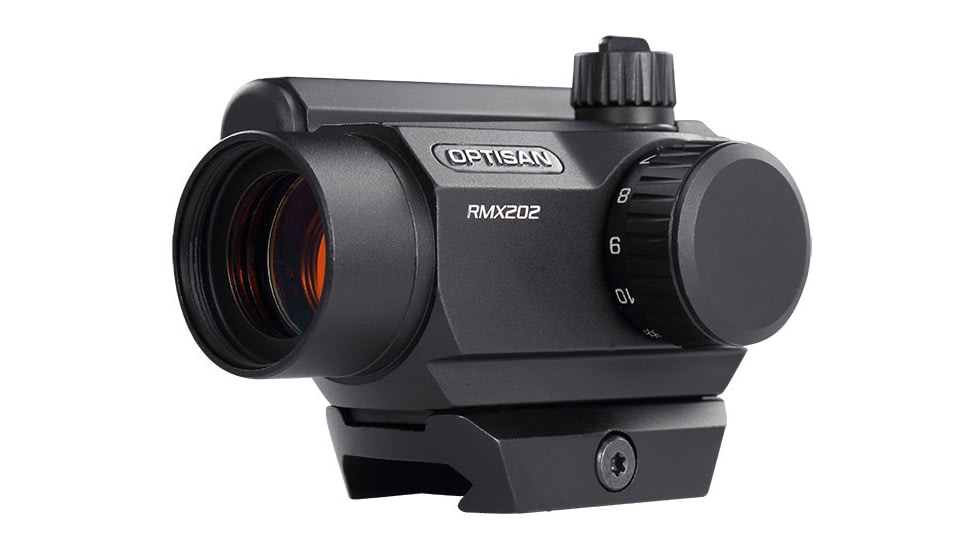 Optisan Precision Sports Optics RMX202 1x20mm Rifle Red Dot Sight, 2 MOA, Black, 37572
