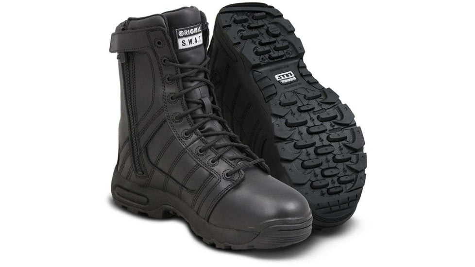Original S.W.A.T. Air 9in Leather Waterproof SZ Boots, Black, 09.5 Wide, 123401-9.5-W