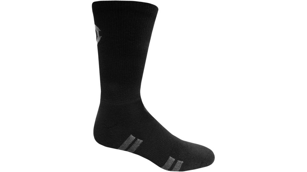 Original S.W.A.T. Mens Tactical Crew Plus Socks, Black, Medium, Regular 505202-MED Tactical Crew