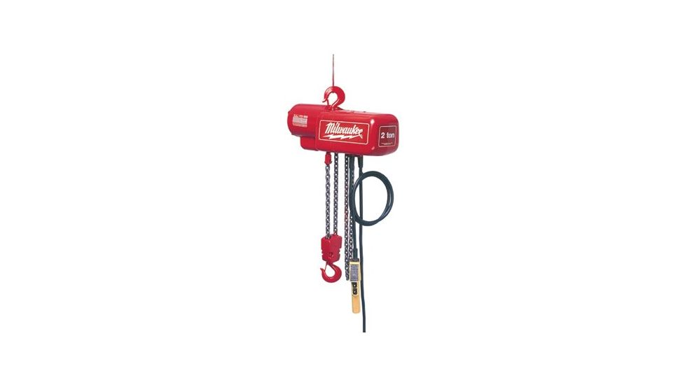 Milwaukee Electric Tools 2 Ton 20 Ft Elec Hoist 495-9573, Unit EA