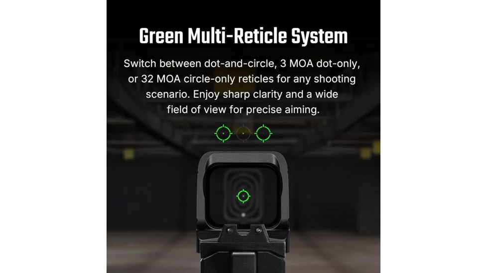 Osight X 3 MOA Reflex Red Dot Sight w/ Magnetic USB-C Rechargeable Charging Cover