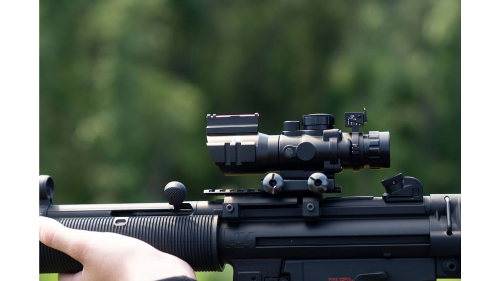 Osprey Global 4x32 MilDot Rifle Scope, 30mm Tube, MilDot Reticle, Black, 4x32MDG