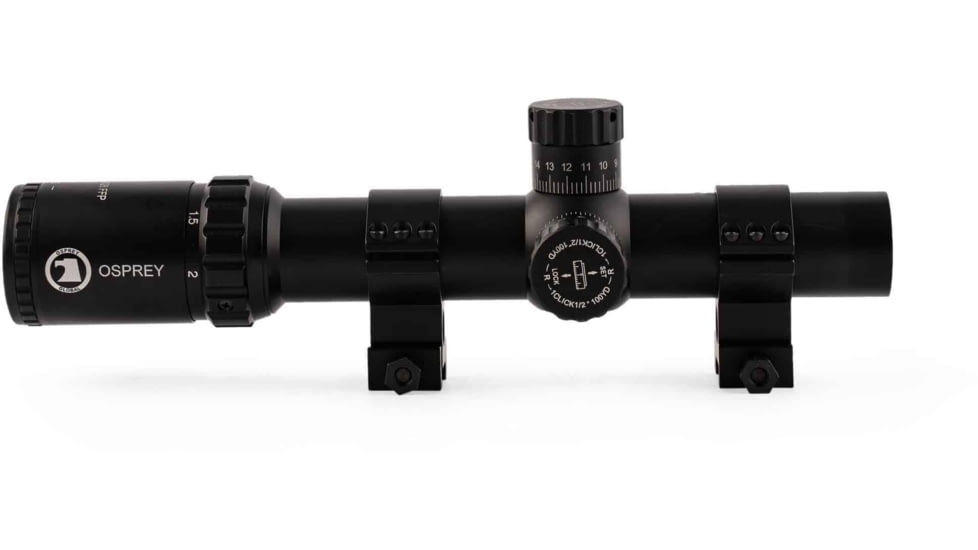 Osprey Global Elite 1-10X28 Rifle Scope, 35mm Tube, First Focal Plane, Black, ES1-10x28FFP, EDEMO1