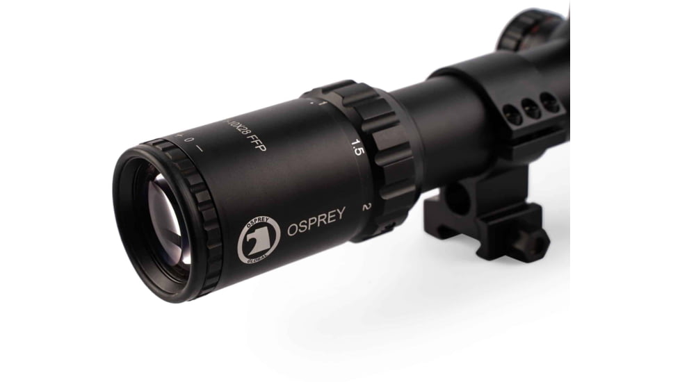 Osprey Global Elite 1-10X28 Rifle Scope, 35mm Tube, First Focal Plane, Black, ES1-10x28FFP, EDEMO1